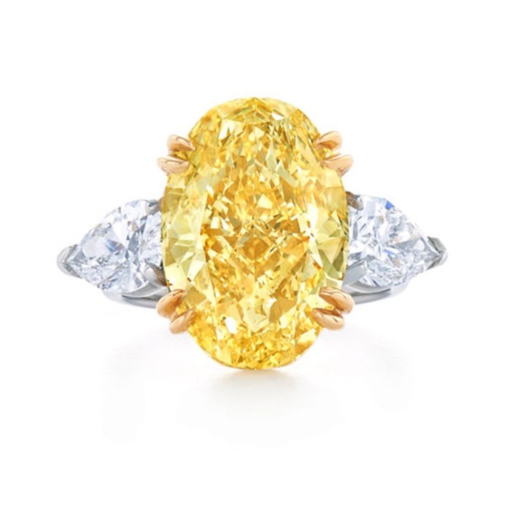 Jewelry - 8ct Oval Cut Canary Ring